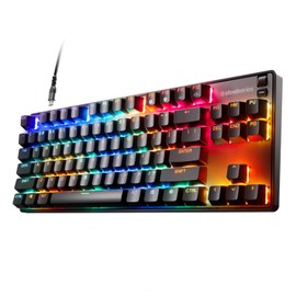 SteelSeries SteelSeries New Apex 9 TKL C HotSwap Optical Mini Keyboard C TKL Esports Design C Optical Switches C RGB Customization C Aluminum Alloy Frame C Double Shot PBT Keycaps
