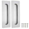 Malimali 2 Pack Stainless Steel Recessed Sliding Handles, 180mm Flush