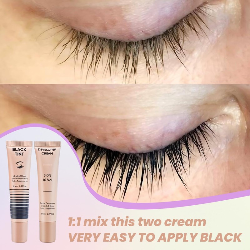 PERMANIA Lash Lift and Tint Kit for Lashes and Brows,