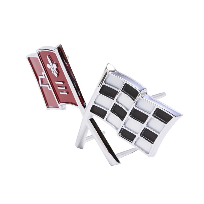 CA Cross Flag Front Emblem For 1966 C2 Corvette