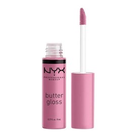 NYX Professional Makeup Butter Gloss | Labial Líquido con Cobertura Ligera a Media | Tono Eclair 8ml