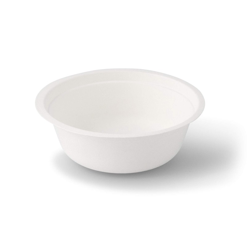 BIOZOYG Disposable Bowls, Pack of 100, 500 ml, Diameter 15