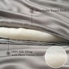 CUDDLE DREAMS Lightweight Silk Filled Comforter for Summer, Detachable Tencel