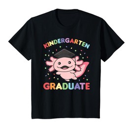 Kids Kindergarten Graduate Axolotl Graduation T-Shirt