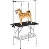 Yaheetech 36'' Pet Grooming Table for Dogs Adjustable Height Portable