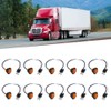 10pcs 3/4in LED Side Marker Light Clearance Lamp with DC