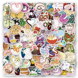 Bric Dodo Pack of 100 Snake Stickers Car Laptop Phone Guitar Skateboard Motorcycle Bicycle Snake Stickers Set Vinyl Waterproof Aesthetic Stickers for Teenagers Children Adults