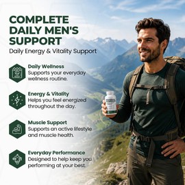 Mendorex Capsules Advanced Men’s Formula – Energy & Vitality Support – 60 Capsules