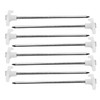 Tent Stakes, Galvanized Steel Pop Up Tent Stakes Pegs with