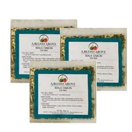 A Blend Above Maui Onion Mixed Seasonings Packet Dip Mix (3 Pack)