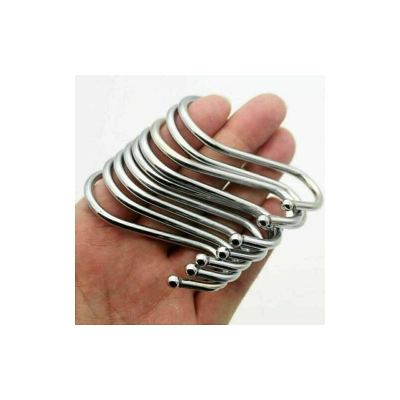 10PCS Stainless Steel S Hook - S Shaped Heavy Duty