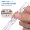 MAGICLULU 2Pc Glass Oral Temperature Adult Free Clinic Armpit Fast