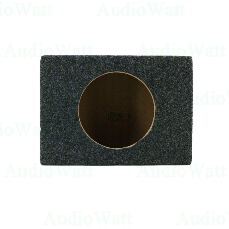 2X Audiotek CA-65CB 6.5- Inch Vented Speaker Box Enclosure Carpet