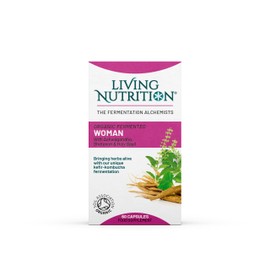 Living Nutrition Organic Fermented Women with Ashwagandha, Shatavari and Holy Basil Herbal Supplement