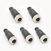 Pack of 5 M12 4-Pin Female Circular Connectors, On-site Mounted