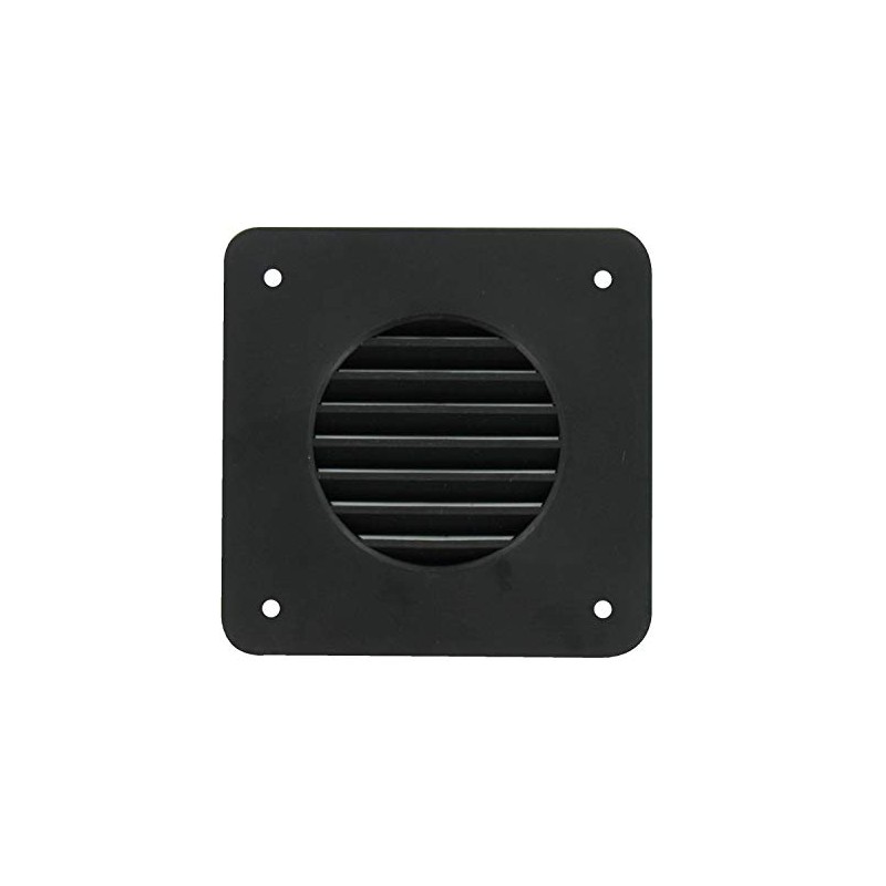 A.A Battery Box Vent System Louver Cover - Black -