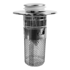 Unbranded 2 Pack Bathroom Drain Stopper Pop Up Hair Catcher Replacement Chrome