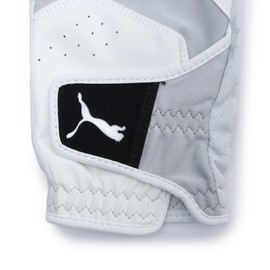 PUMA Golf Glove Golf Phantom Leather Gloves (Right Hand) Bright White/Ash Grey 22, bright white/ash grey, 22