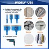 Tile Hole Saw Kit Diamond- BRSCHNITT 11pcs Diamond Core Drill