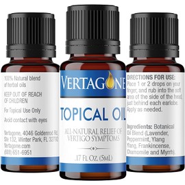 Vertagone Topical Oil All-Natural Relief of Vertigo Symptoms 5ml (0.17oz)