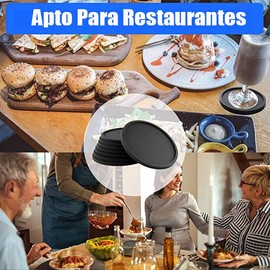 Portavasos para Mesa, 6 Piezas Porta Vasos para Mesa, Portavasos de Silicona Antideslizantes con Soporte, Porta Vasos Casa, Posavasos para Bebidas,...