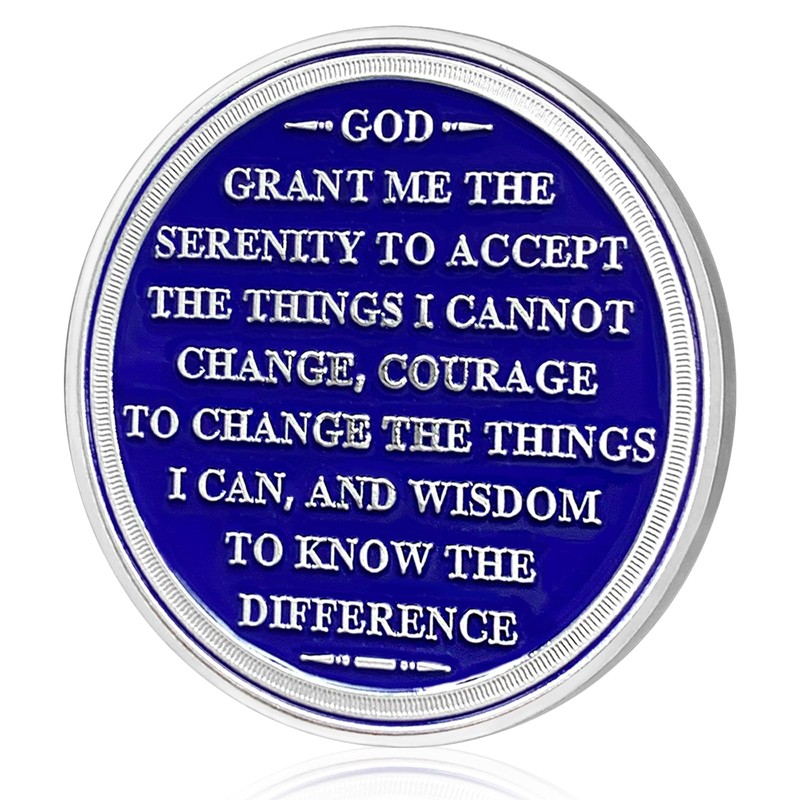 CHURYUML 5 Month Sobriety Coin Triplate Sobriety Chip Five Month