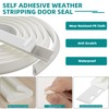 19.7 Ft V-Shape Weather Stripping Door Seal Strip,Self Adhesive Foam