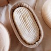 Dinghaole Set of 2 Oval Baking Lines - Linen Cloth