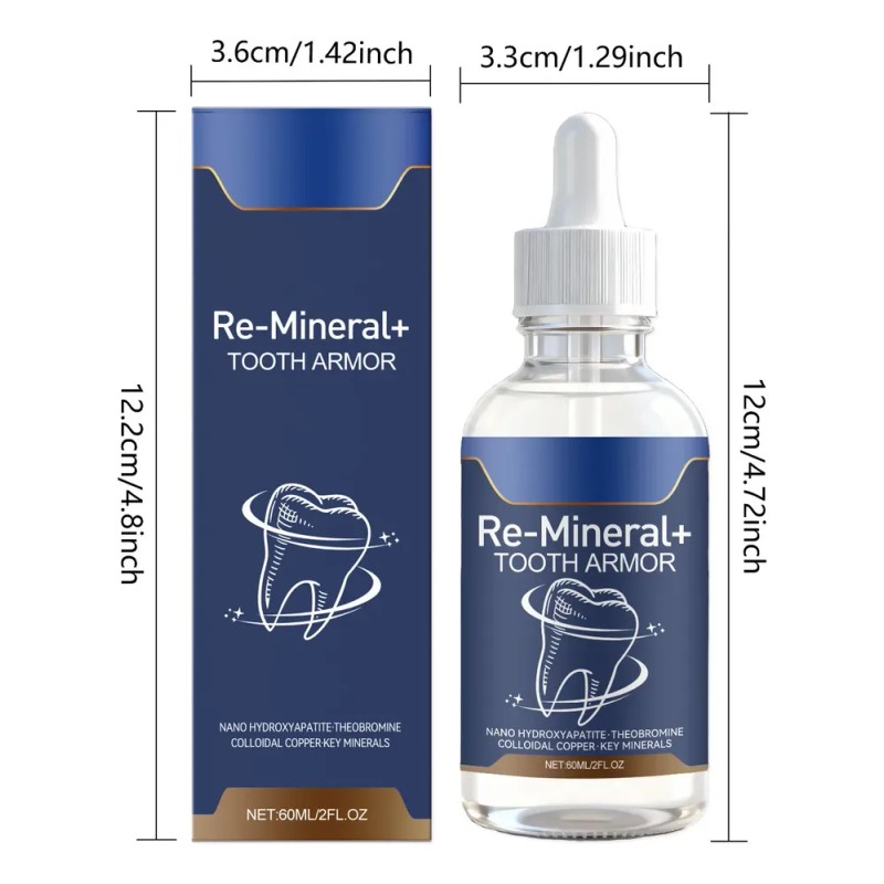 Sérum Reparador De Dientes Con Hidroxiapatita Para Caries, 6