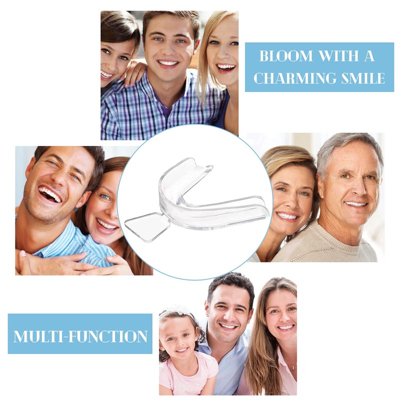 6PCS Teeth Whitening Trays Reusable Teeth Whitening Gum Shield Plasticity