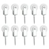 Create idea 10Pcs 30mm Pulley Rope Nylon Hanging Pulleys Clothesline