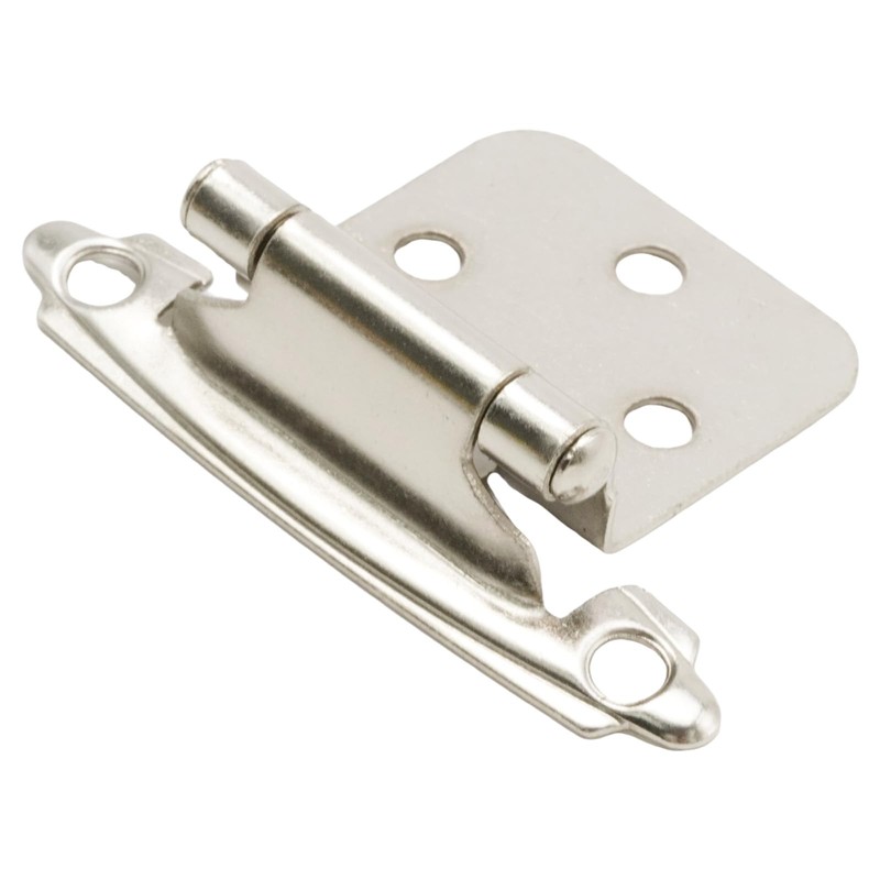 SYOWADA 8Pcs 3/8Inch Inset Cabinet Hinges, Inset Cabinet Hinges Brushed