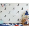 Geometric Dinosaur Wall Decor Stickers for Kids Room Baby Nursery