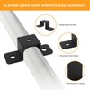 VANROUG 8 Pcs Square Pipe Clamp Square Tube Bracket U