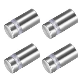 METALLIXITY 4pcs Sign Standoff Screws (12x24mm) Stainless Steel Advertising Screws Glass Acrylic Nail for Picture Frame Sign Display