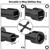 Vivantia 4-Way Utility Key for UK Gas Meters - 8mm