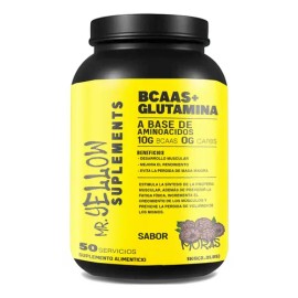 Aminoácidos Bcaas  Glutamina Mr. Yellow 1kg Varios Sabores                                                                                            