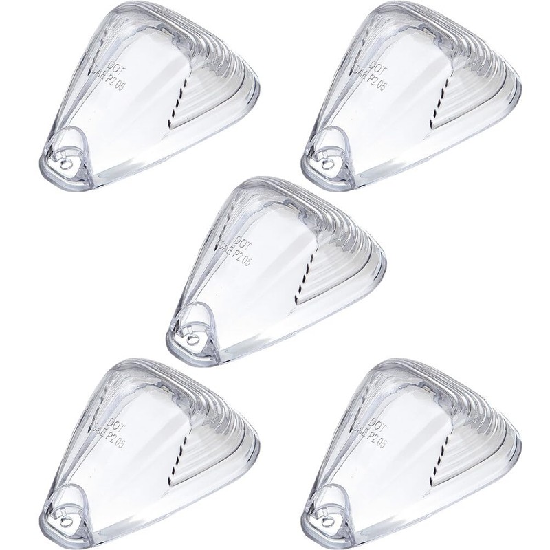 ECCPP 5x Cab Marker Roof Running Light Top Lamp Clear