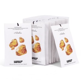 MYARO 12 Packs Amber Scented Sachets for Drawer and Closet, Long-Lasting Closet Sachet Bags Drawer deodorizers Fresh Scents, Home Fragrance for House