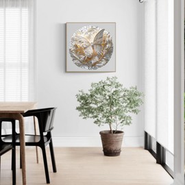 Wooden Puzzle Adults and Children, 3D Paper Butterfly Circular Unique Puzzle, Wooden Puzzle Adults with Wooden Gift Box (M-200 Pieces)