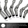 JEUCLEL 6PCS 3/8" Dr.Extra Long Glow Plug Socket Set, Universal