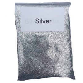 100g Fine Silver Craft Glitter Perfect for Arts & Crafts Project Fine Grade Sprinkle Sparkle Shine Bulk Resealable Bag Big Bag Christmas Grams Cheap Glitter. Lots of Colours Available.