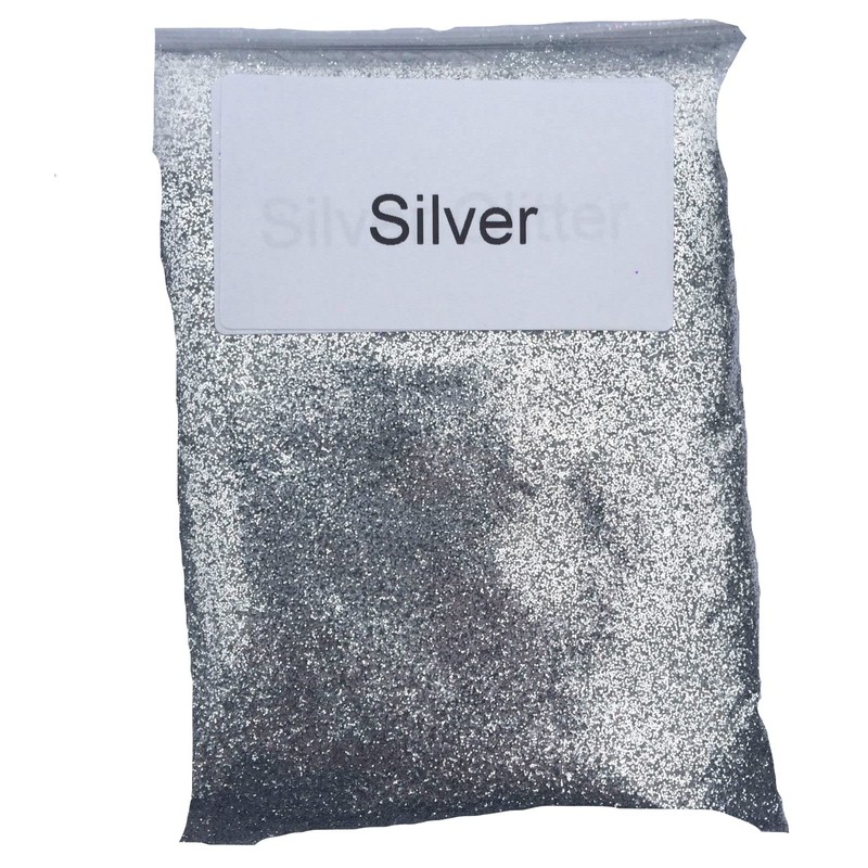 100g Fine Silver Craft Glitter Perfect for Arts & Crafts