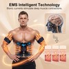 Ruwnii 24pcs Ems Muscle Stimulator, Ab Electronic Trainer with 8
