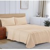 Shunjie.Home Queen Bed Sheets Set 4 Pieces, 600 Thread Count