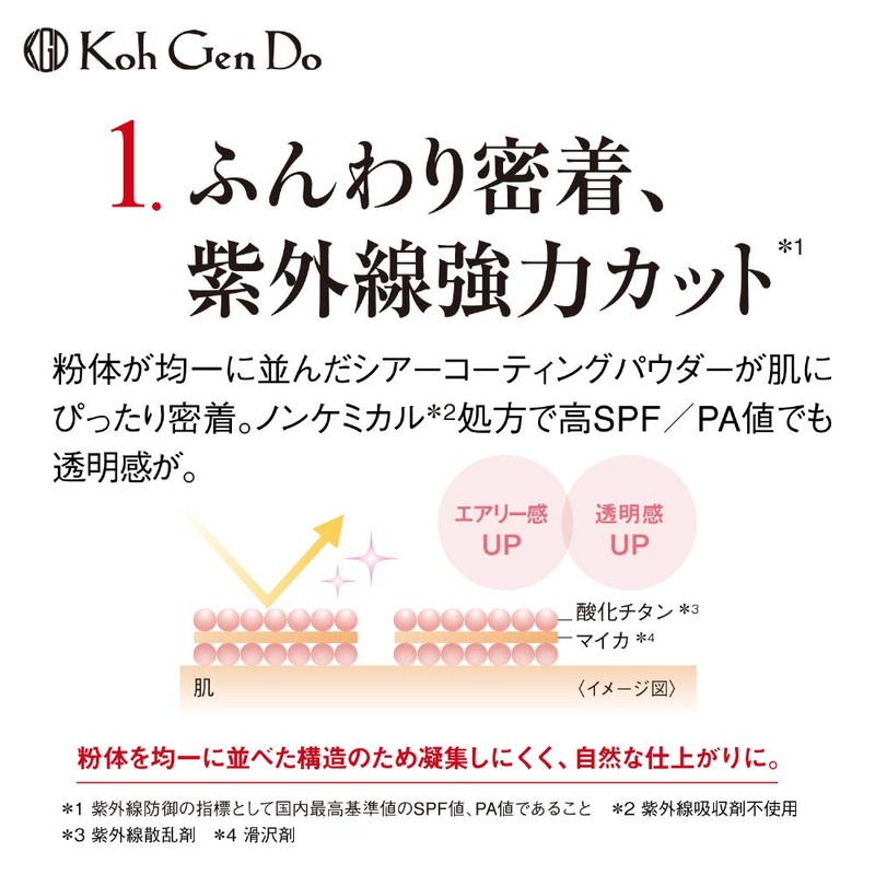 Koh Gen Do UV Face Powder Soft Beige 10g 10g