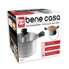 Bene Casa Aluminun Flan Mold Double Boile with Glass Lid