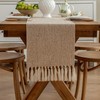 Alsoo Table Runner 72 Inches Long Rustic Table Runners with