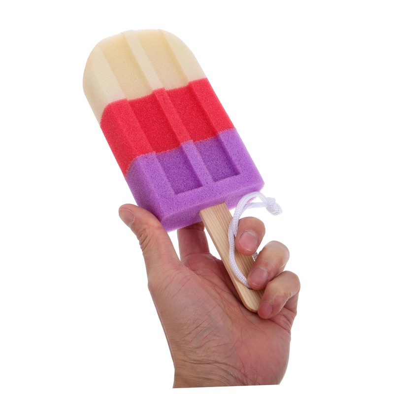 Outanaya 2 Pcs Vibrant Bath Flower Sponge for Fun Shower
