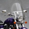 OUMURS Clear Windshield For Harley Sportster Dyna Glide Softail Night